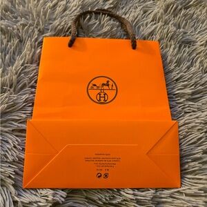 Hermès Orange Gift Bag
